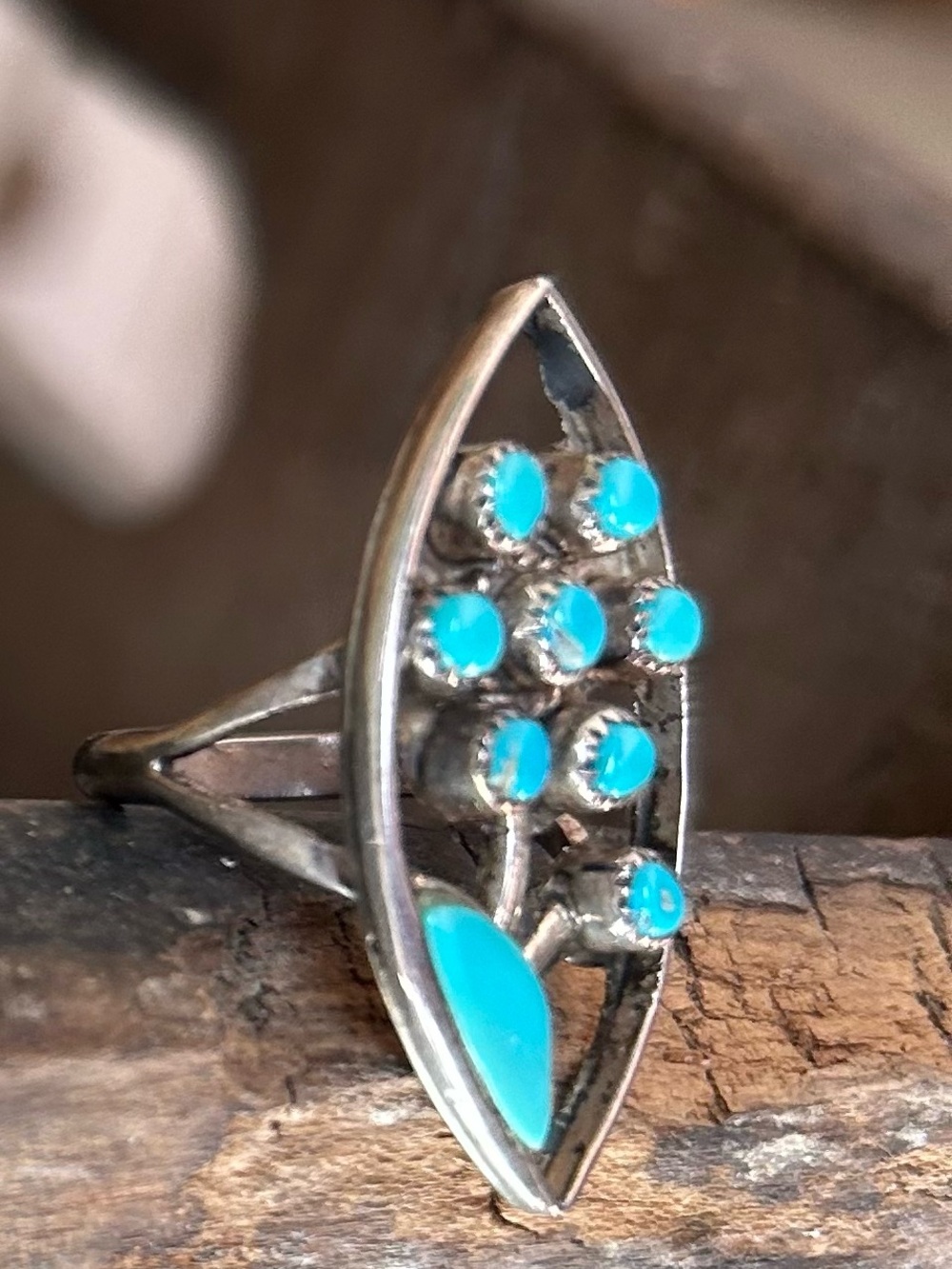 Vintage Native American Zuni Ring - Picture 10 of 14